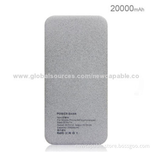 20,000mAh high capacity power bank with Li-polymer battery